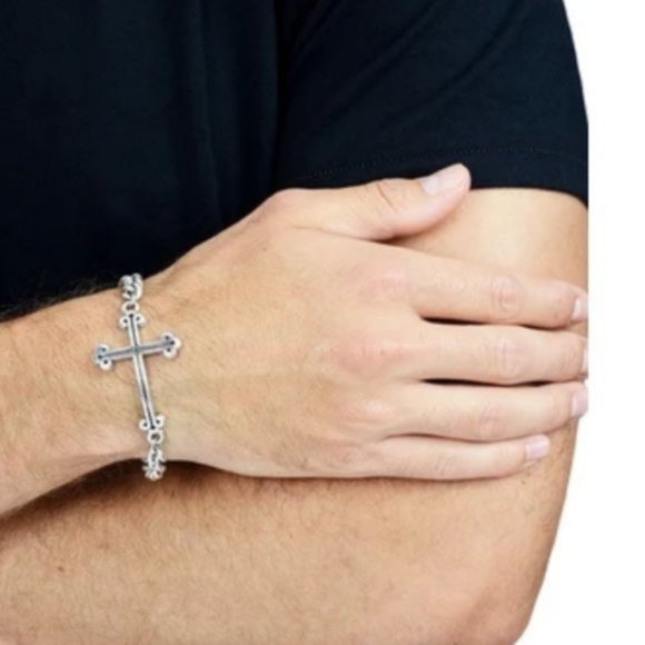 KING BABY STUDIO Unisex Cross Curb Link Br… - Picture 4 of 10